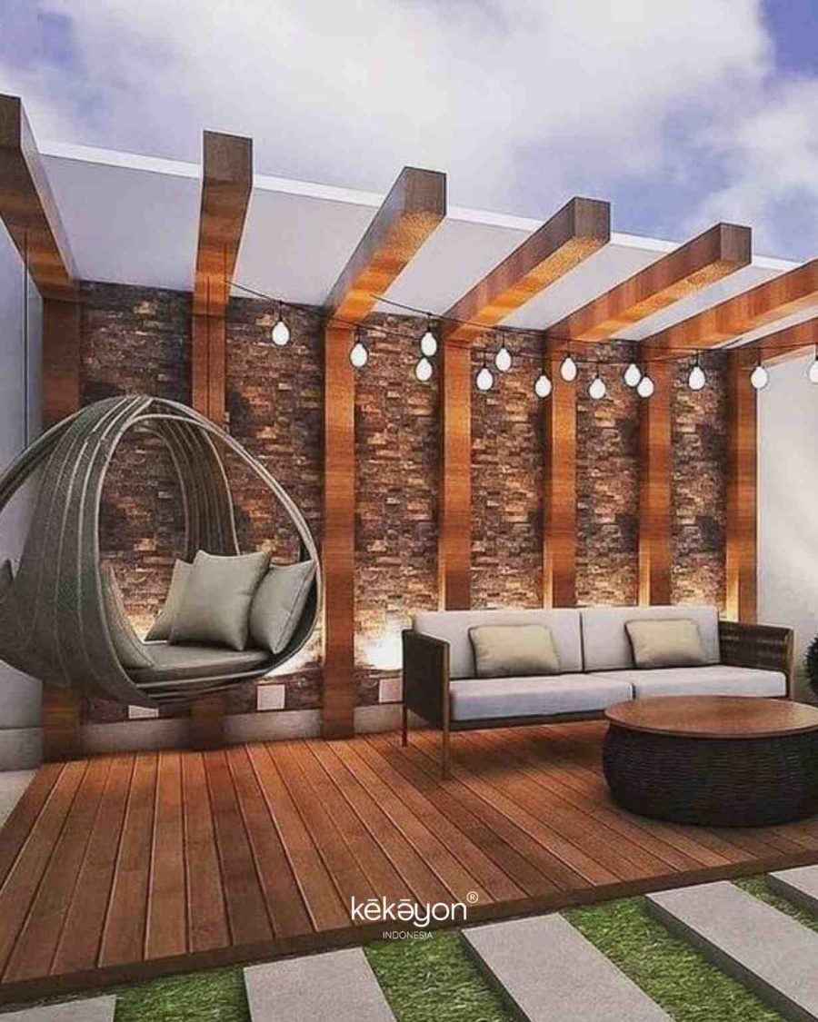 WOODEN PERGOLA OUTDOOR K6